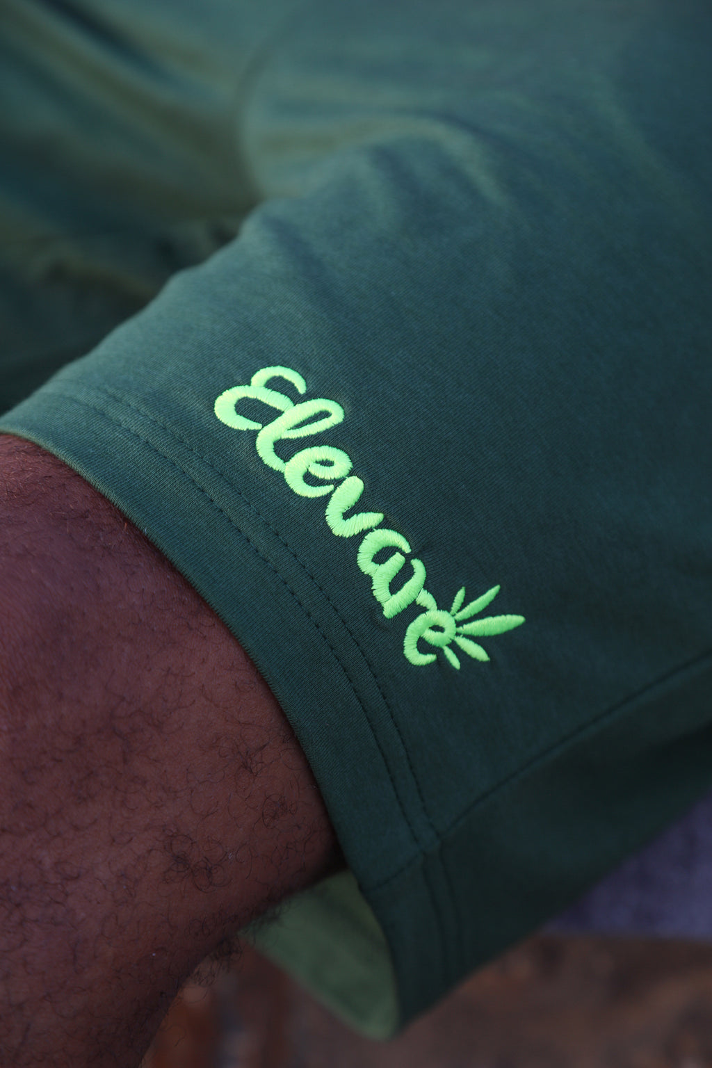 Elevare Green Shorts