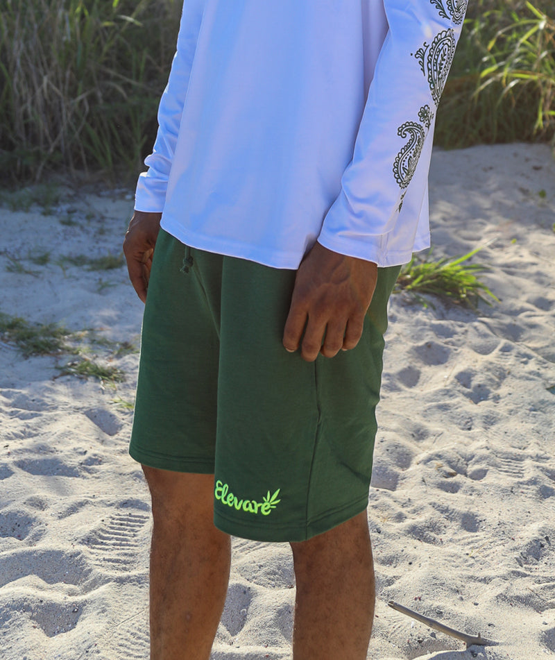 Elevare Green Shorts