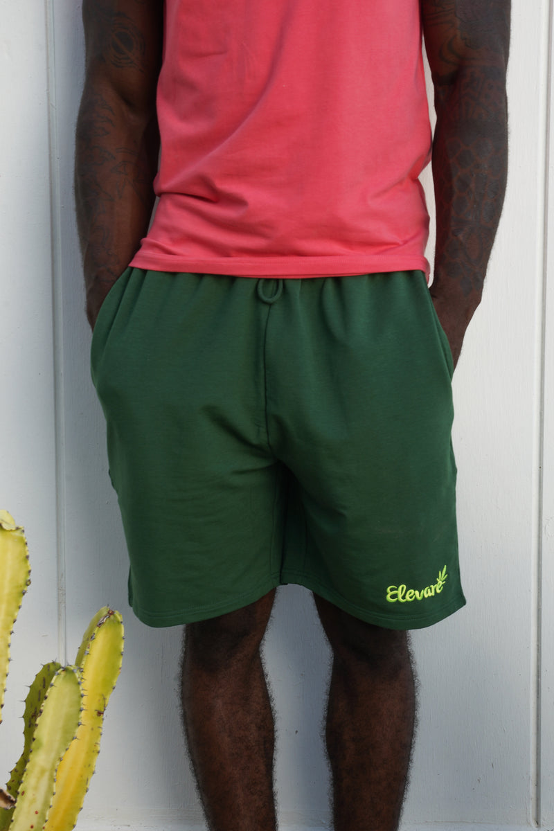 Elevare Green Shorts