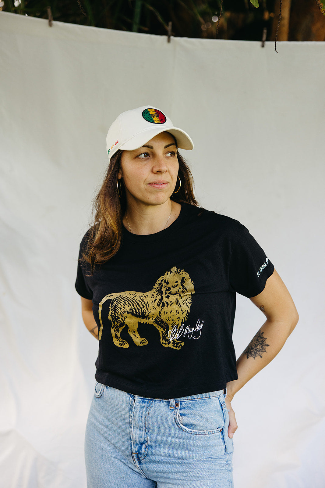 Marley Natural - Lion Logo Crop Top