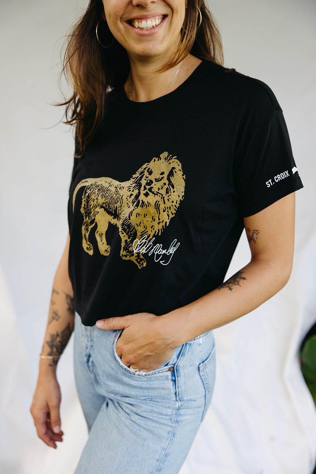 Marley Natural - Lion Logo Crop Top