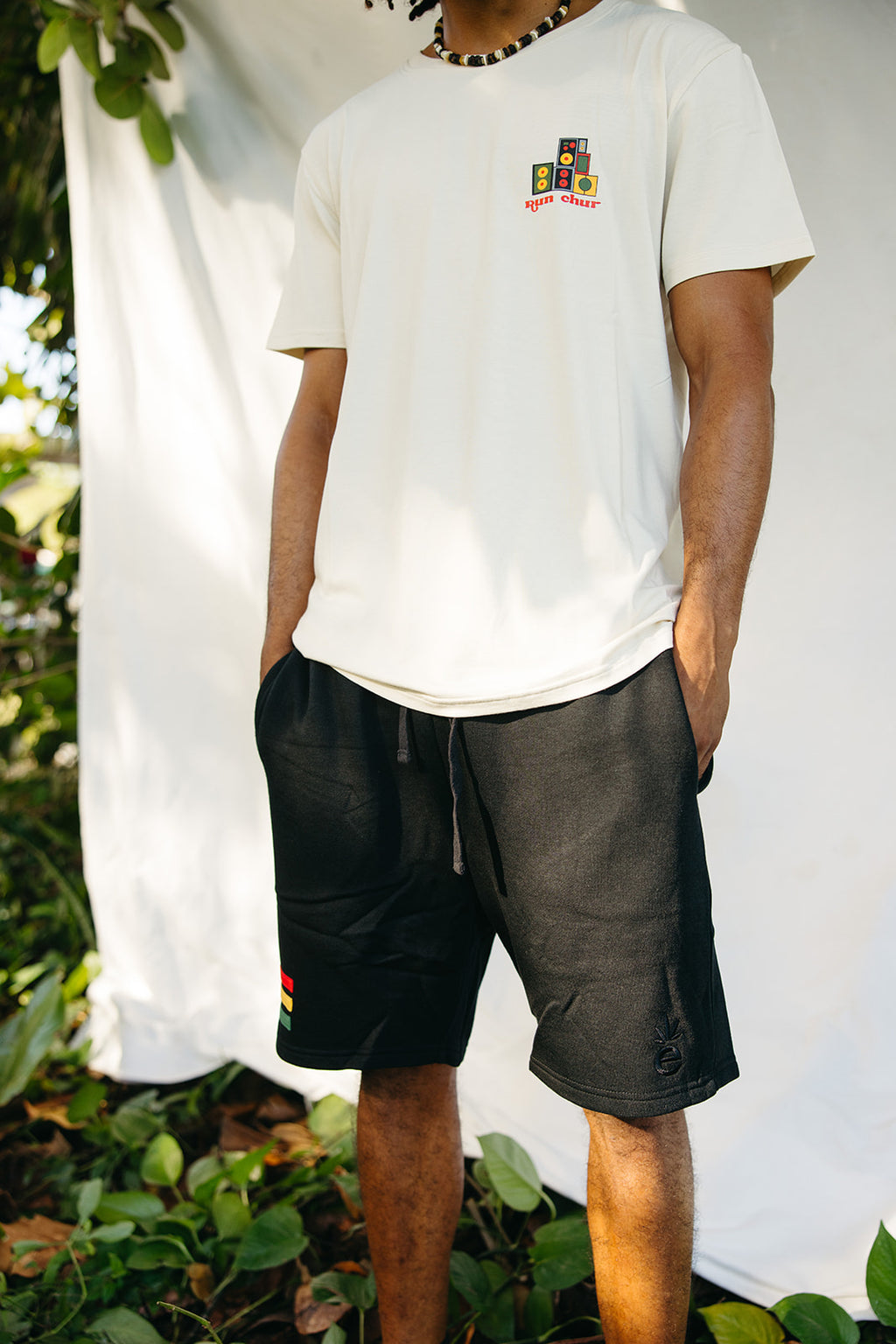 Elevare - Ites, Gold & Green Shorts