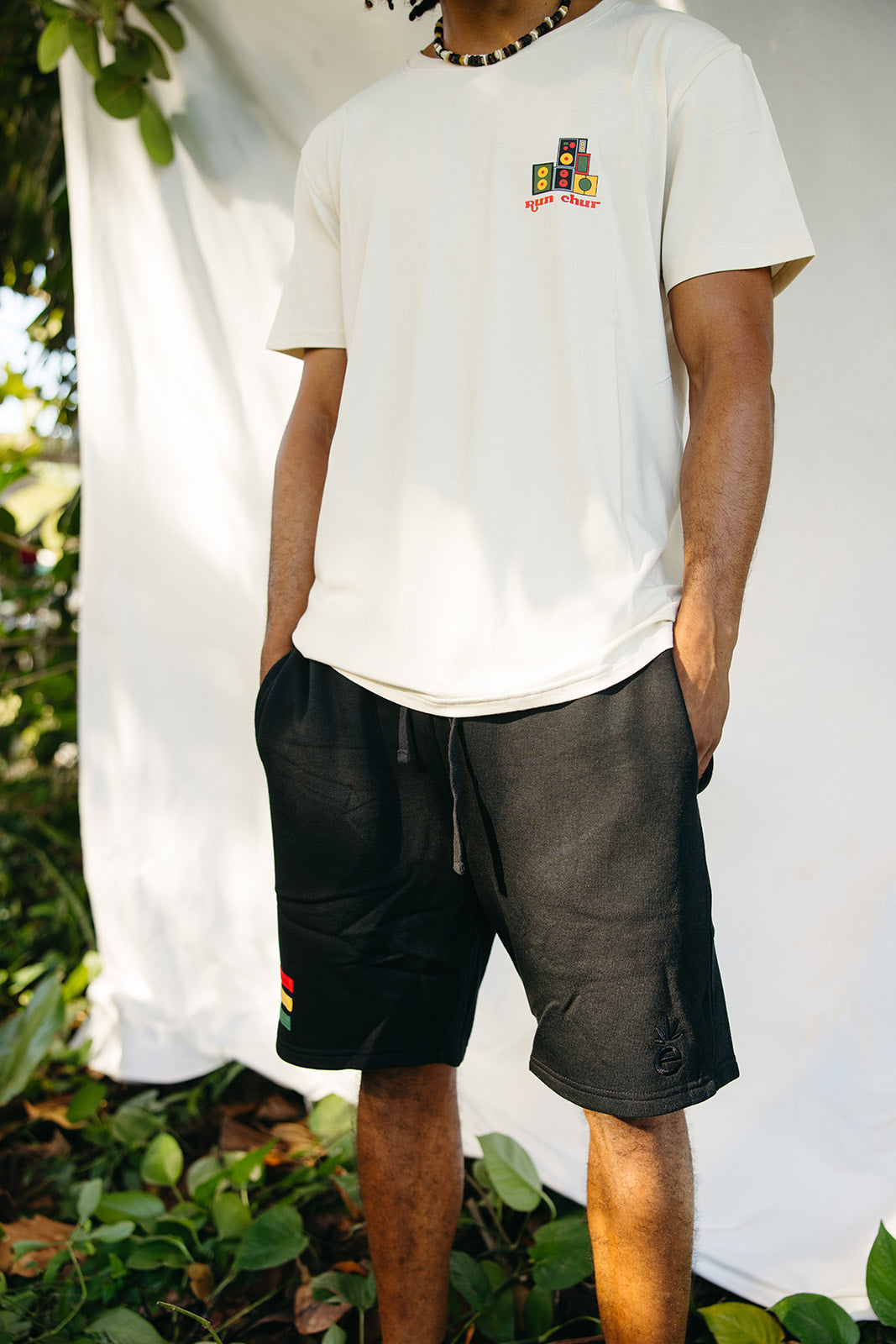 Elevare - Ites, Gold & Green Shorts