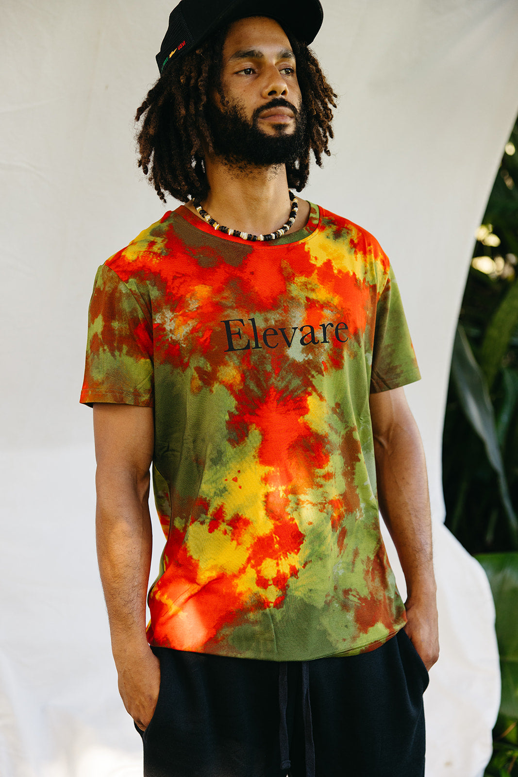 Elevare - Tie Dye Rasta T-Shirt