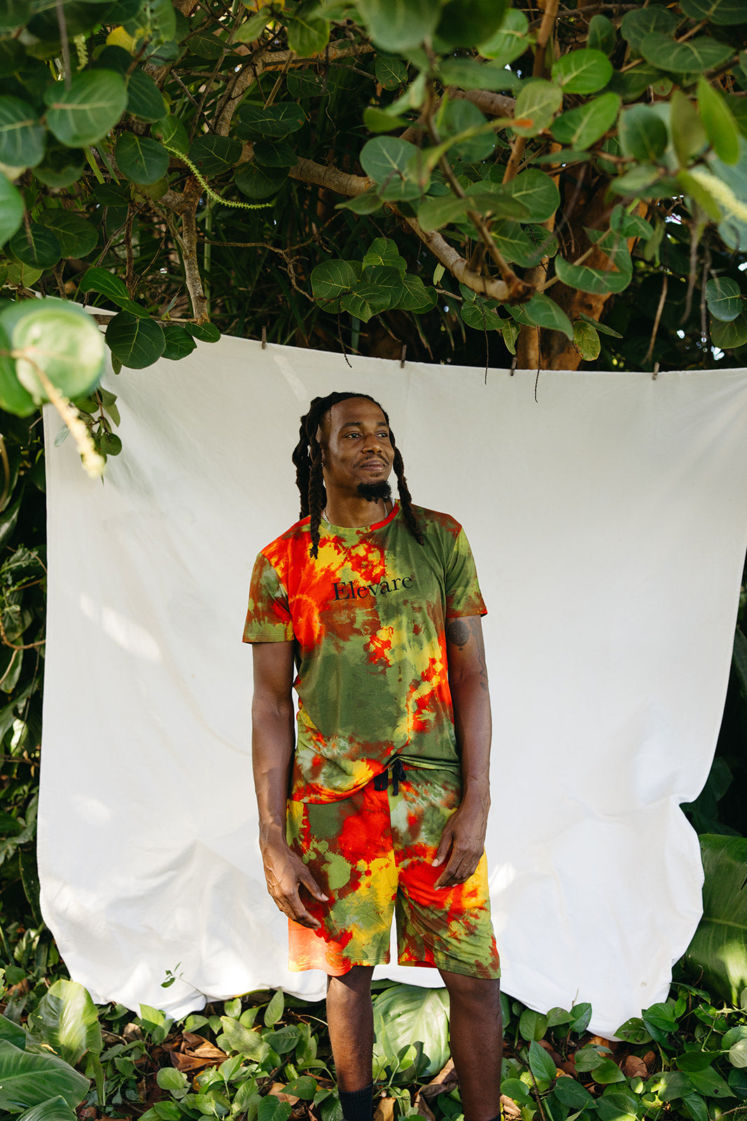 Elevare - Tie Dye Rasta T-Shirt
